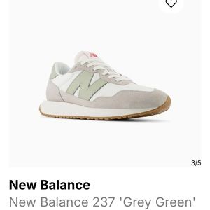 New Balance 237 Sneakers - White and Gray